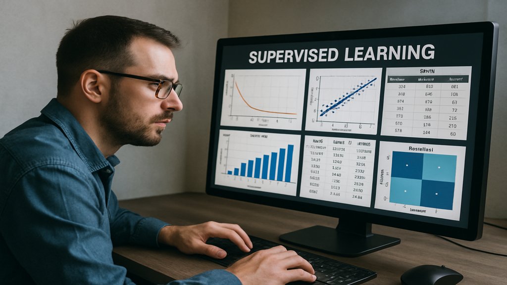 Ein Data Scientist trainiert ein KI-Modell mit Daten.