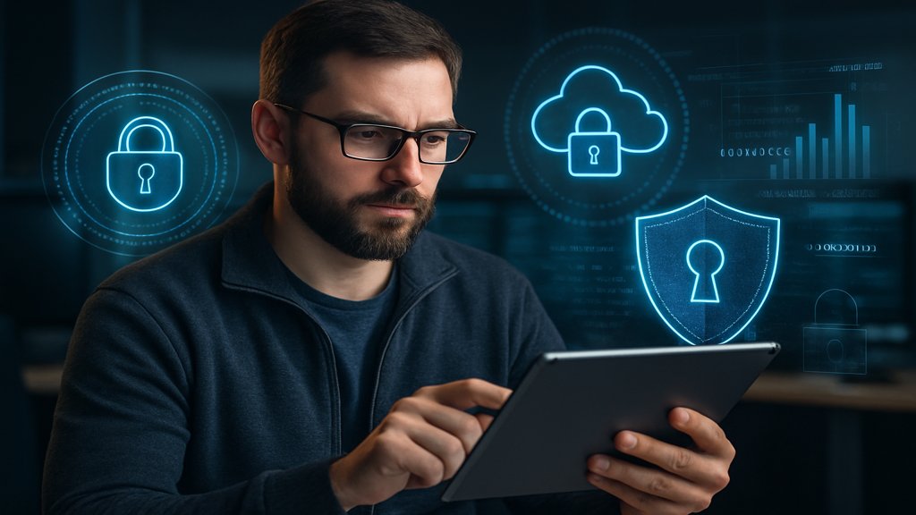 IT-Experte bei der Durchführung eines Cloud Penetration Tests.