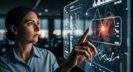 Ein IT-Experte analysiert Indicators of Compromise auf einem Bildschirm.