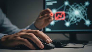 Ein IT-Sicherheitsexperte setzt eine Containment-Strategie um und isoliert einen Netzwerkbereich.