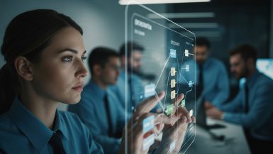 Ein Security-Team nutzt eine SOAR-Plattform zur Orchestrierung der Cyber-Abwehr.